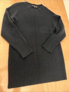NakedCashmere Black Crewneck Sweater Dress